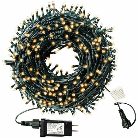 BRILLANTEZ 105Ft Indoor/Outdoor Christmas String Lights with 8 Modes Warm Yellow 2 Sets BR4227501